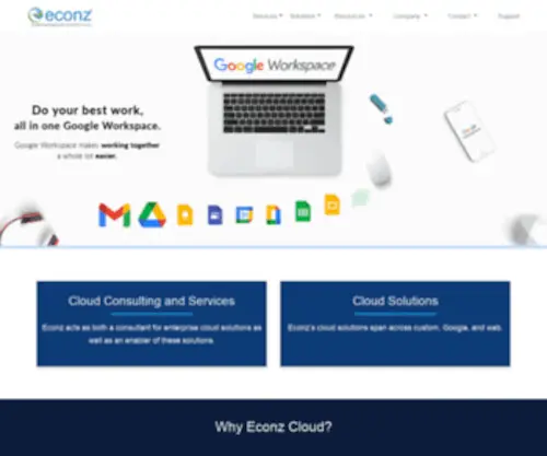 Econz.cloud(Google Workspace) Screenshot