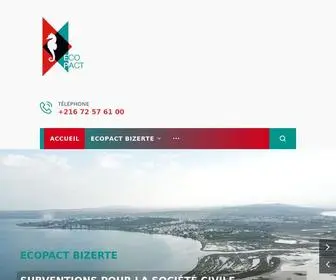 Ecopactbizerte.org(EcoPact Bizerte) Screenshot