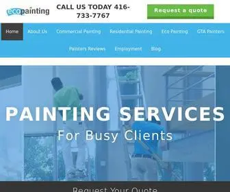 Ecopainting.ca(Toronto Painters) Screenshot