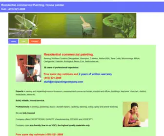 Ecopaintingcompany.com(Milton) Screenshot