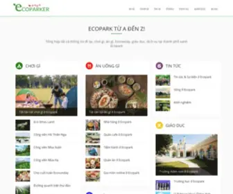 Ecoparker.com(Tất tần tật thông tin tại thành phố xanh Ecopark Hà Nội) Screenshot