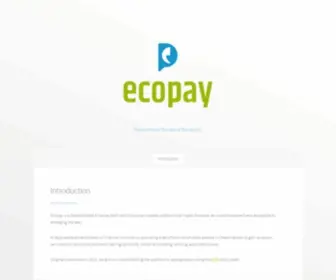 Ecopay.com(Ecopay) Screenshot