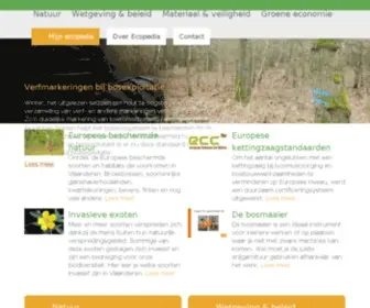 Ecopedia.be(Home) Screenshot