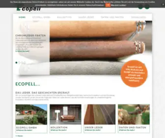 Ecopell.de(Das Leder) Screenshot