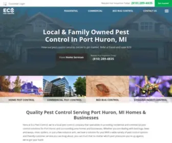 Ecopestcontrolmi.com(Eco Pest Control) Screenshot