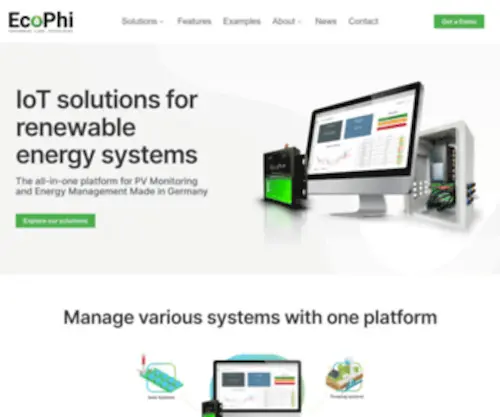 Ecophi.io(EcoPhi Renewables Engineering GmbH) Screenshot