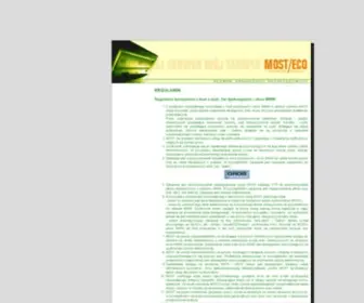 Eco.pl(MOST.org.pl /) Screenshot