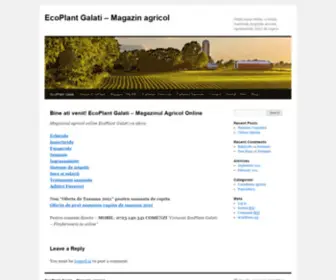 Ecoplantgalati.ro(Magazin agricol) Screenshot