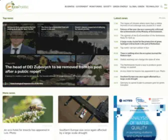 Ecopolitic.com.ua(Новости экологии) Screenshot