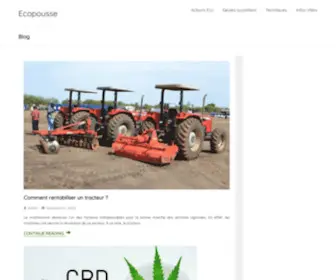 Ecopousse.com(Rechercher producteurs locaux) Screenshot