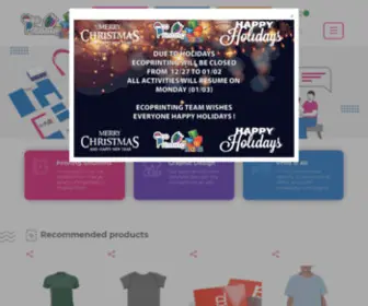 Ecoprintingsigns.com(Professional Shirts Printing) Screenshot