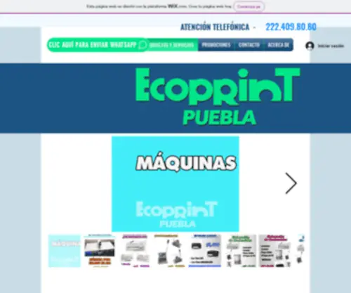 Ecoprintpuebla.com(Ecoprint) Screenshot