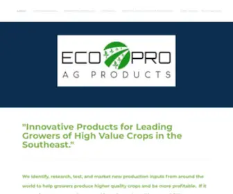 Ecoproagronomy.com(About) Screenshot