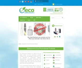Ecopromotionsonline.com(Eco Promotional Products) Screenshot