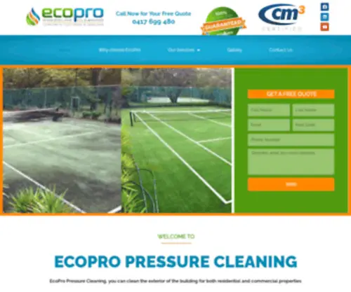 Ecopropressurecleaning.com.au(Ecopro Pressure Cleaning) Screenshot