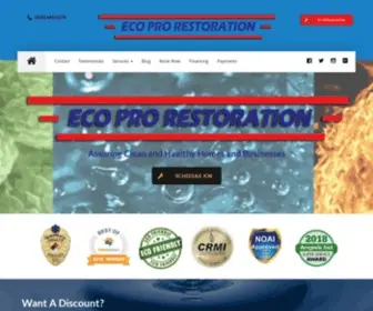 Ecoprorestoration.com(Eco Pro Restoration) Screenshot