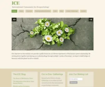 Ecopsychology.org(ICE) Screenshot
