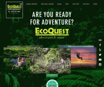 Ecoquestpr.com(Ecoquest Adventures & Tours) Screenshot