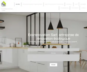 Ecorenovation.ch(Peinture & Rénovation de cuisine et salle de bains dans la région de Lausanne) Screenshot