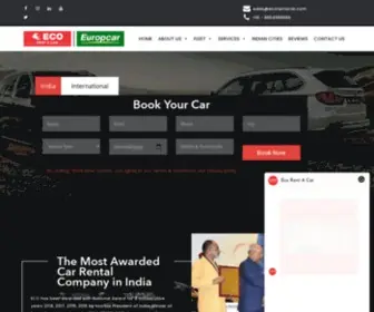 Ecorentacar.com(Eco Rent a Car) Screenshot