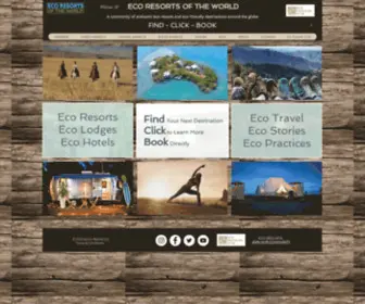 EcoresortsoftheWorld.com(Eco Traveler Club) Screenshot