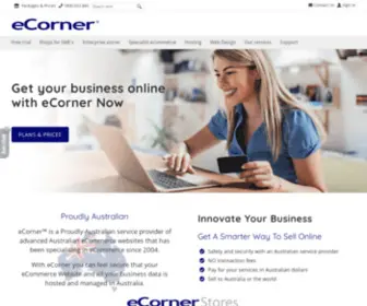 Ecorner.com.au(Sell online with eCorner) Screenshot