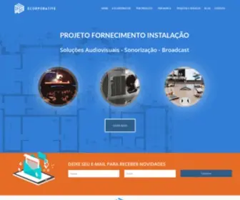 Ecorporative.com.br(Soluções Audiovisuais) Screenshot