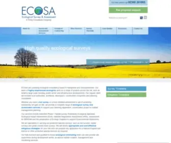 Ecosa.co.uk(Home) Screenshot