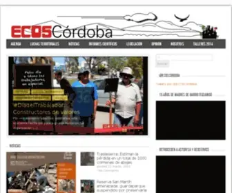 Ecoscordoba.com.ar(ECOS Córdoba) Screenshot