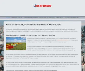 Ecosdelinterior.com.ar(Noticias locales) Screenshot