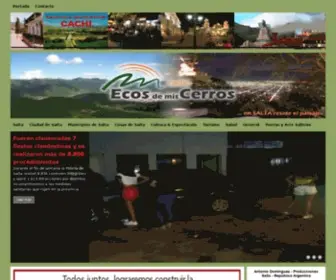 Ecosdemiscerros.com.ar(Ecos de mis Cerros) Screenshot