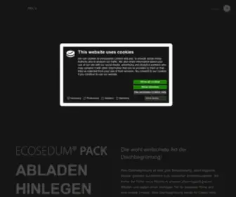 Ecosedumpack.de(ECOSEDUM® PACK) Screenshot