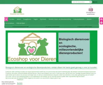 Ecoshop-Voor-Dieren.nl(Webwinkel Ecoshop voor Dieren) Screenshot