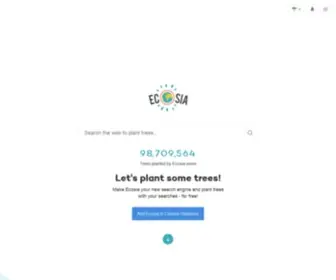 Ecosia.com(The search engine that plants trees) Screenshot