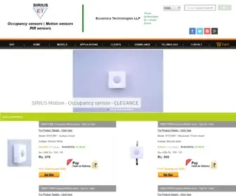 Ecosirius.com(Pir Motion Sensor) Screenshot