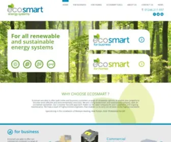 Ecosmart-Energy.co.uk(Renewable & sustainable energy systems) Screenshot