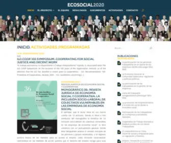 Ecosocial2020.es(Ecosocial 2020) Screenshot