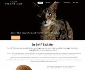 Ecosoftpet.com(Eco Soft Cat Litter) Screenshot