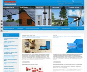 Ecosolar.pl(Baterie słoneczne regulatory ładowania akumulatory Victron Energy Phocos) Screenshot