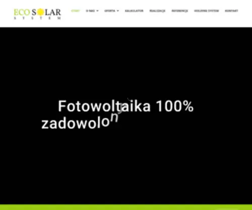 Ecosolarsystem.pl(Eco Solar System) Screenshot