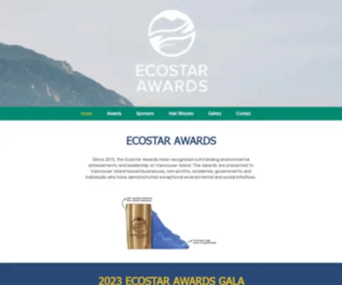 Ecostarawards.com(Synergy Foundation) Screenshot