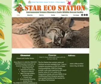 Ecostation.org(The STAR Eco Station) Screenshot