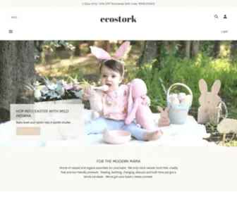Ecostork.com.au(Eco Baby Skincare) Screenshot