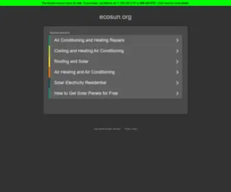 Ecosun.org(Ecosun) Screenshot