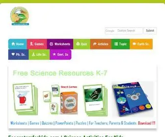 Ecosystemforkids.com(Ecosystem For Kids) Screenshot