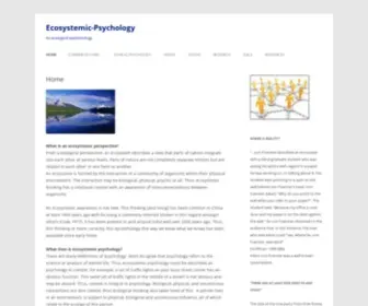 Ecosystemic-PSYchology.org.za(An ecological epistemology) Screenshot