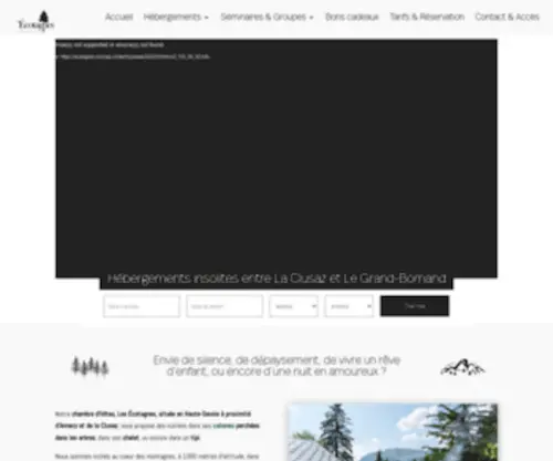 Ecotagnes.com(Les Ecotagnes) Screenshot