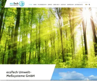 Ecotech-Bonn.de(EcoTech Umwelt) Screenshot