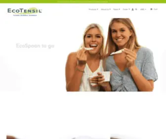 Ecotensil.com(EcoTensil eco) Screenshot
