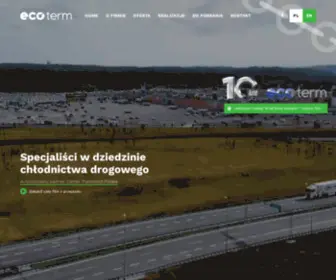 Ecoterm.com.pl(Specjaliści w dziedzinie chłodnictwa drogowego) Screenshot